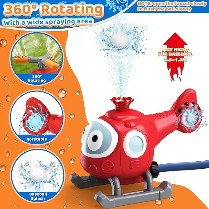 ⏰LAST DAY SALE 50% OFF💦Summer Bestseller - 2 in 1 Water Sprinklers T Ball Set