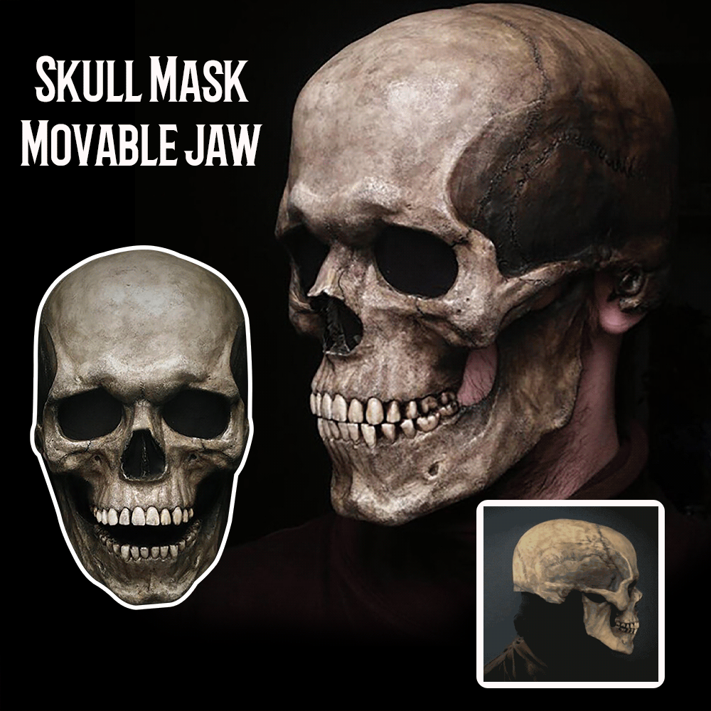 ⏰LAST DAY 49% OFF💥Full Head Skull Mask Movable Jaw(BUY 2 GET FREE SHIPPING)