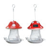 🔥Hot Sale 50% Off❤️Red Mushroom Solar Bird Feeders