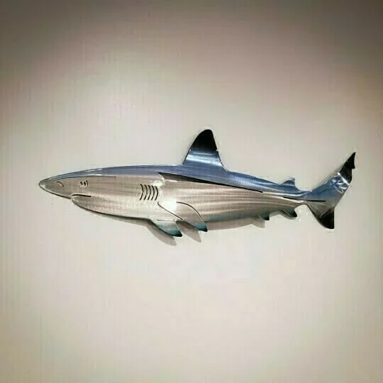 🔥Last Day 49% OFF🔥 - 🦈 Metal Shark Art Wall Decor(BUY 2 GET FREE SHIPPING)