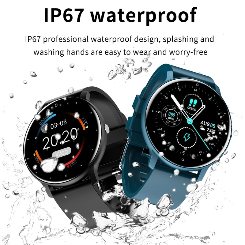 LIGE IP67 Waterproof Smart Screen Watch