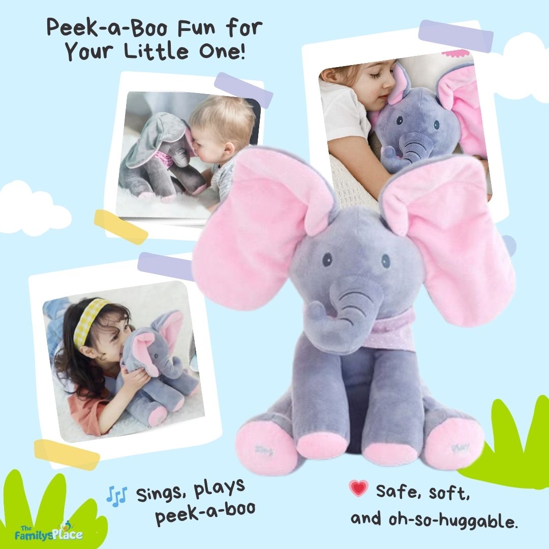 🔥Last Day Promotion 70% OFF🔥Peek A Boo Talking Elephant⚡️Buy 2 Free Shipping
