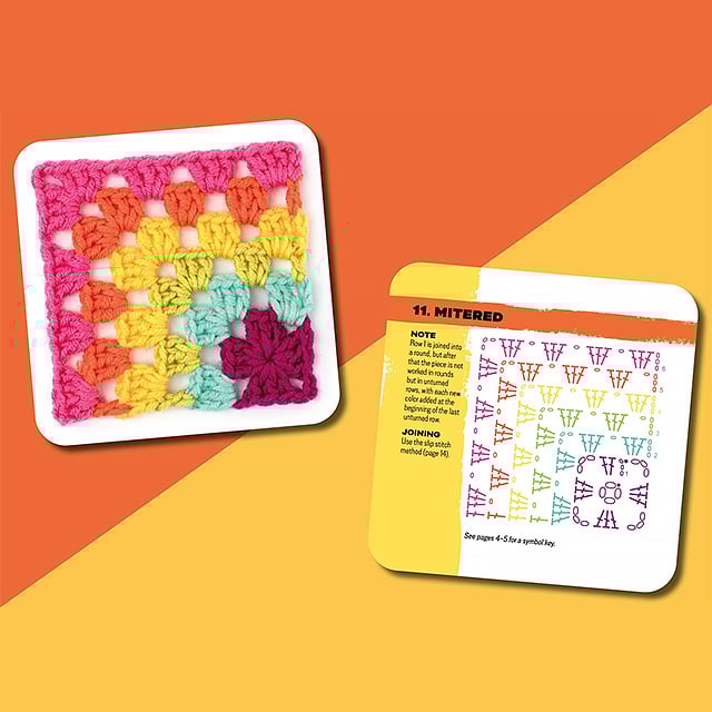 🔥Last Day Promotion 50% OFF🔥[50 Unique Designs]Granny Square Crochet Card Set