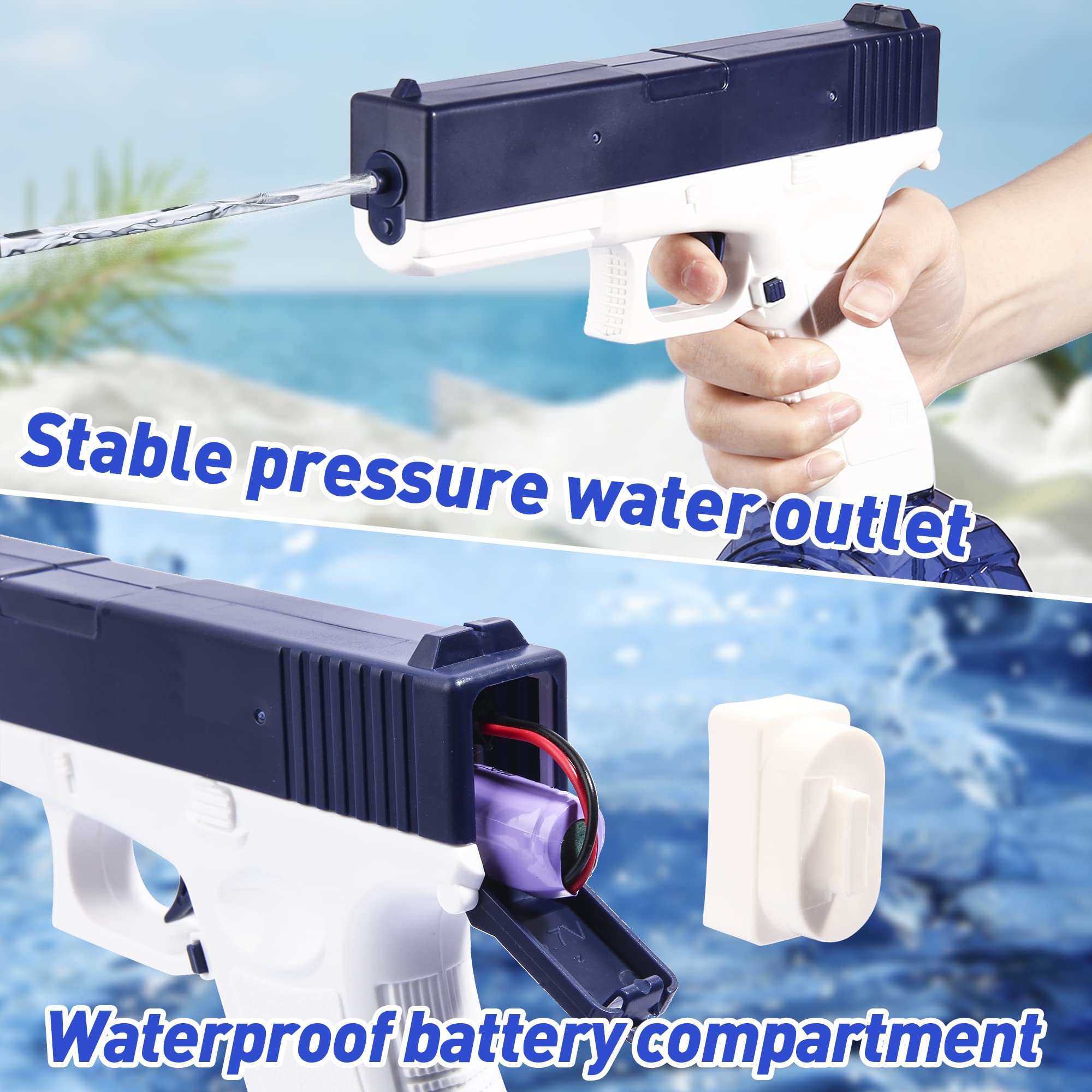 (Last Day Promotion - 50% OFF) New Glock Fast Shooting Water Gun(Buy 2 Free Shipping)