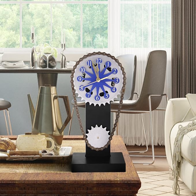 💥Christmas Sale 49% OFF -  Vintage Iron Rotating Gear Clock