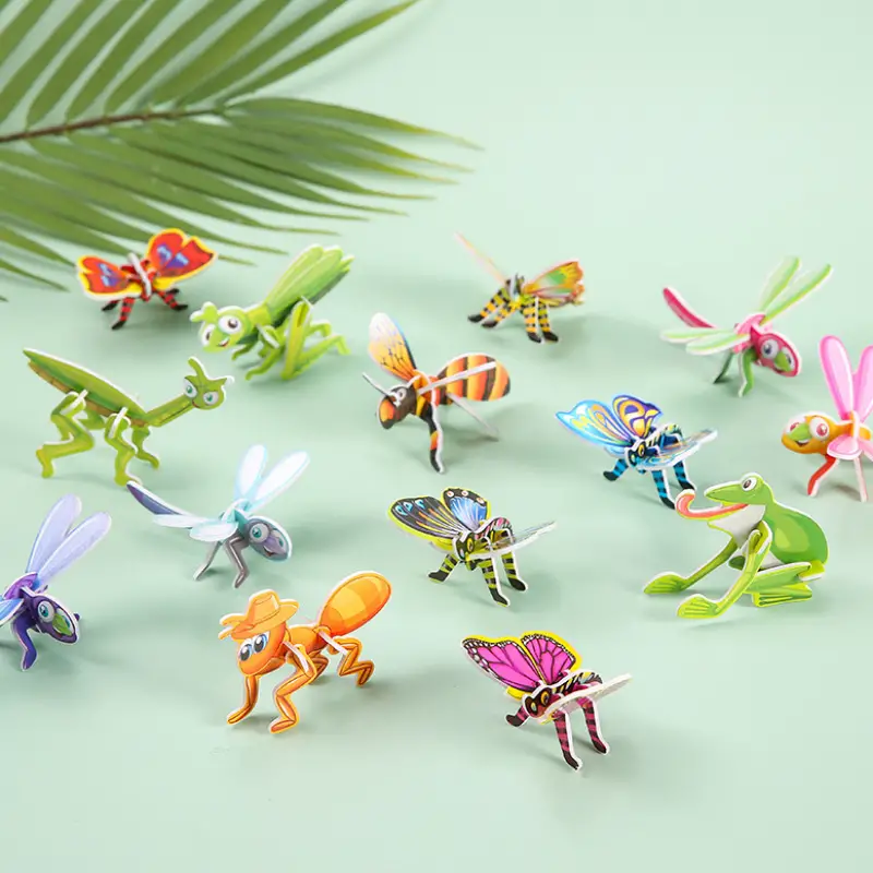 🎁2024 Stocking Stuffer🎁 Creative DIY 3D Insect Puzzle(SET OF 25 PCS)