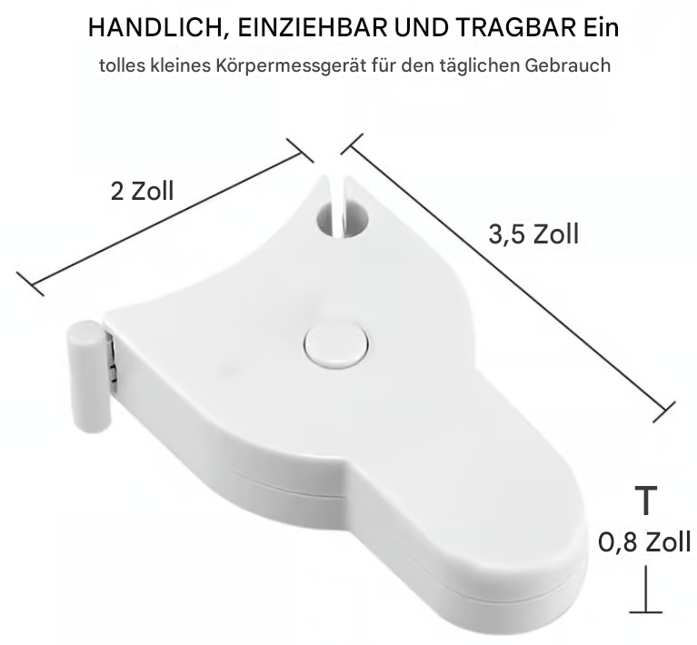 🎁Letzter Tag 49 % Rabatt🔥Perfektes Maßband für den Körper