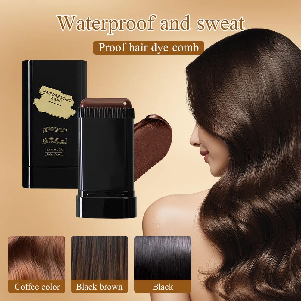 🔥LAST DAY PROMOTION 70% OFF💥Portable Hair Dye Comb for Gray Hair Coverage - Waterproof and Sweatproof