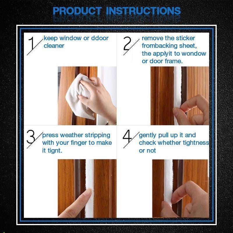 (🎄Early Christmas Sale - 48% OFF) Weather Stripping Door Seal Strip