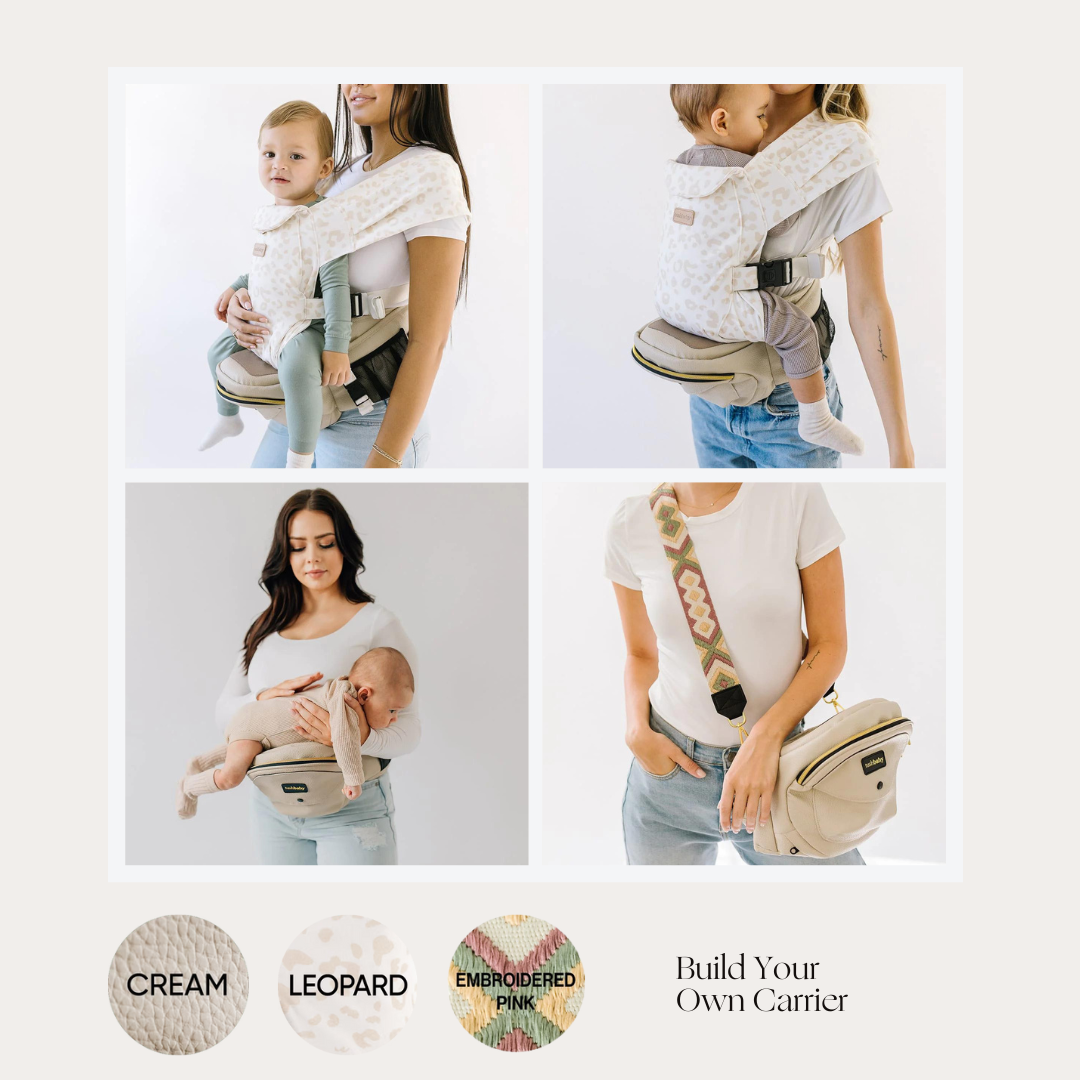 Hands free baby hip carrier