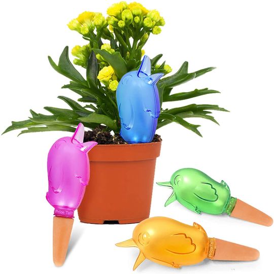 🔥LAST DAY 71% OFF--🌱Self Watering Spike Planter Drip Watering Bird🌱