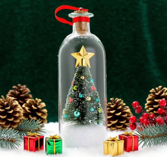 🎄Mr. Santa's Message in a Bottle Christmas Tree🔥