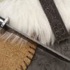 Ebony Damascus VG10 Steel samurai sword