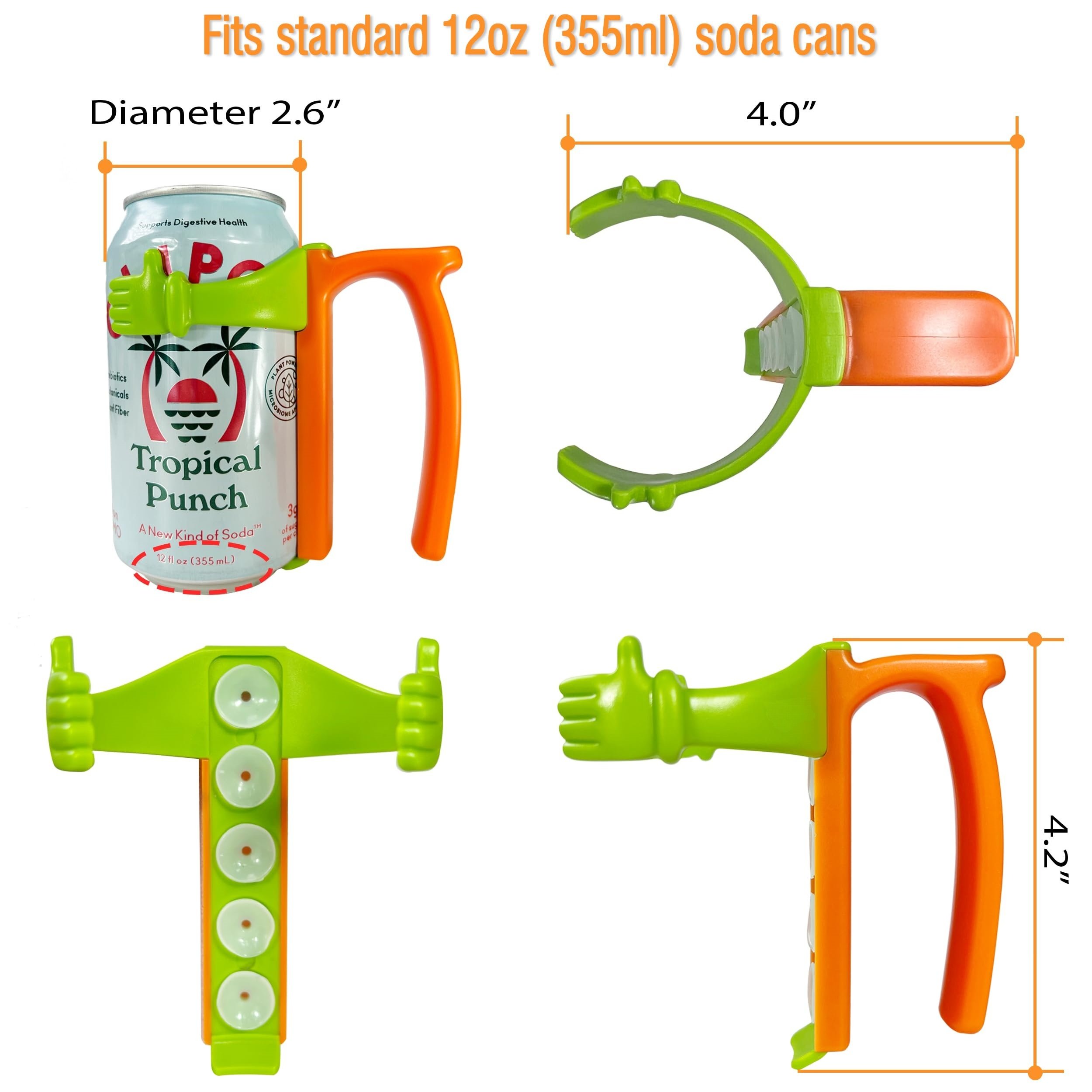 ⏰LAST DAY SALE 50% OFF - Soda Can Lids and Holders for 12oz Cans