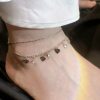 Crystal Studded Diamond Fringed Anklet - Buy 2 Get Free Shipping