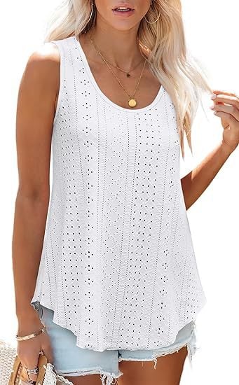 🔥Heißer Verkauf 70% Rabatt🔥Women's Vest ärmellos Rundhalsausschnitt Casual Sommer