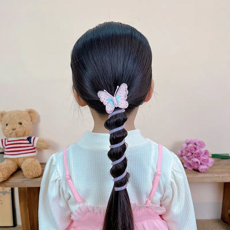 ⏰LAST DAY SALE 50% OFF🎀Butterfly Telephone Wire Hair Bands