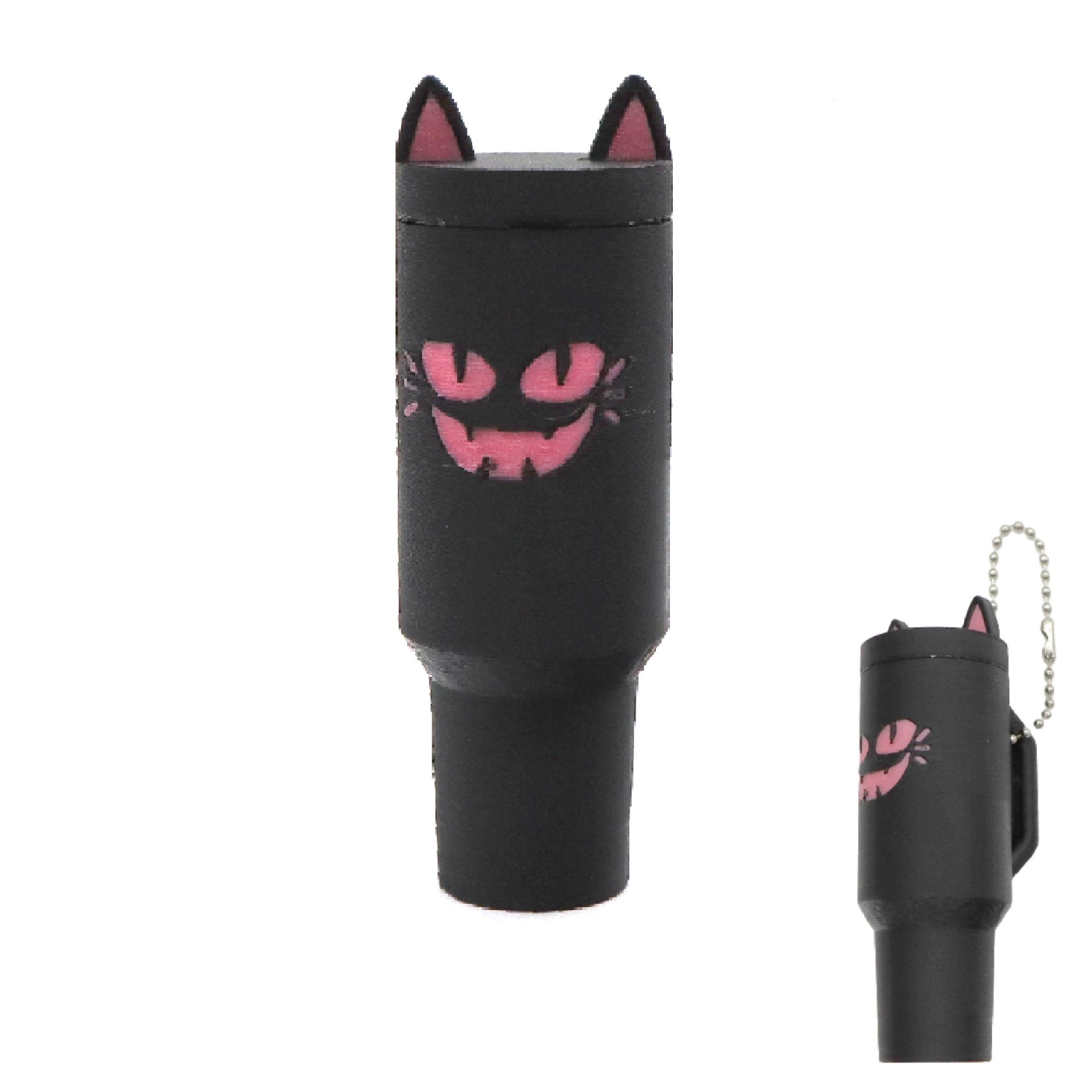 🎁TikTok Last Day Sale - 70% OFF🎉Lipstick Anti-Loss Keychain — Dual Themes: Halloween Pumpkin & Christmas Reindeer（With a key ring）
