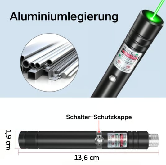 🔥LETZTER TAG 60% RABATT🔥Rot- und grünes Einpunkt-Laserlicht