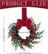 🔥Last Day Promotion 70% OFF🎅Mini Christmas Wreaths for Cabinets⚡Buy 3 Get 1 Free