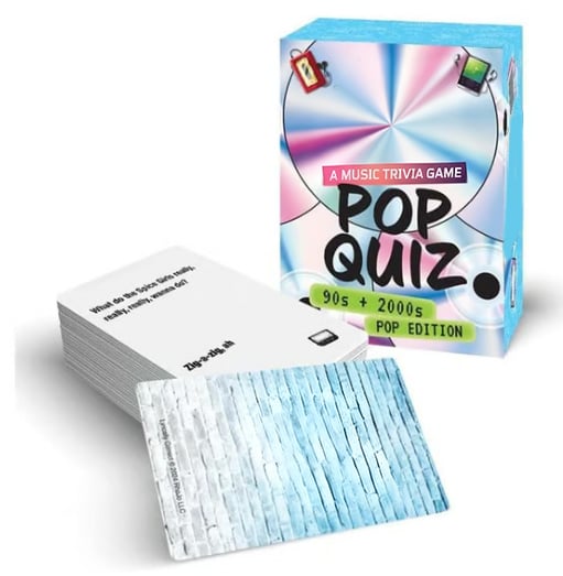 🎁TikTok Last Day Sale - 70% OFF🎶Lyrically Correct Pop Quiz 90s & 2000s Edition Music Trivia Game