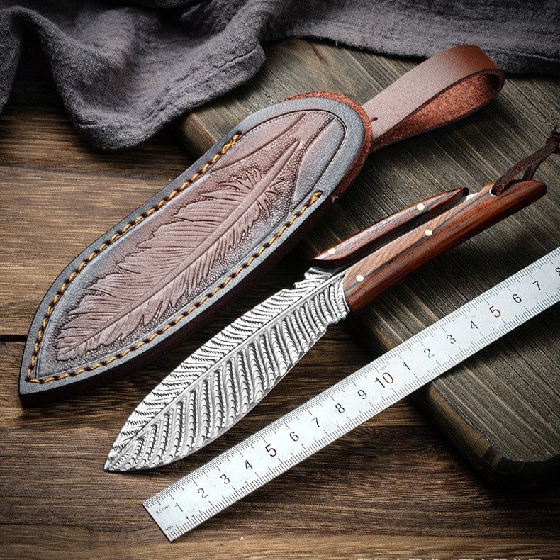 Vintage feather knife