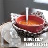 🔥🔥Hot Sale - Bowl Cozy Template Cutting Ruler Set - 2PCS (With Instructions)