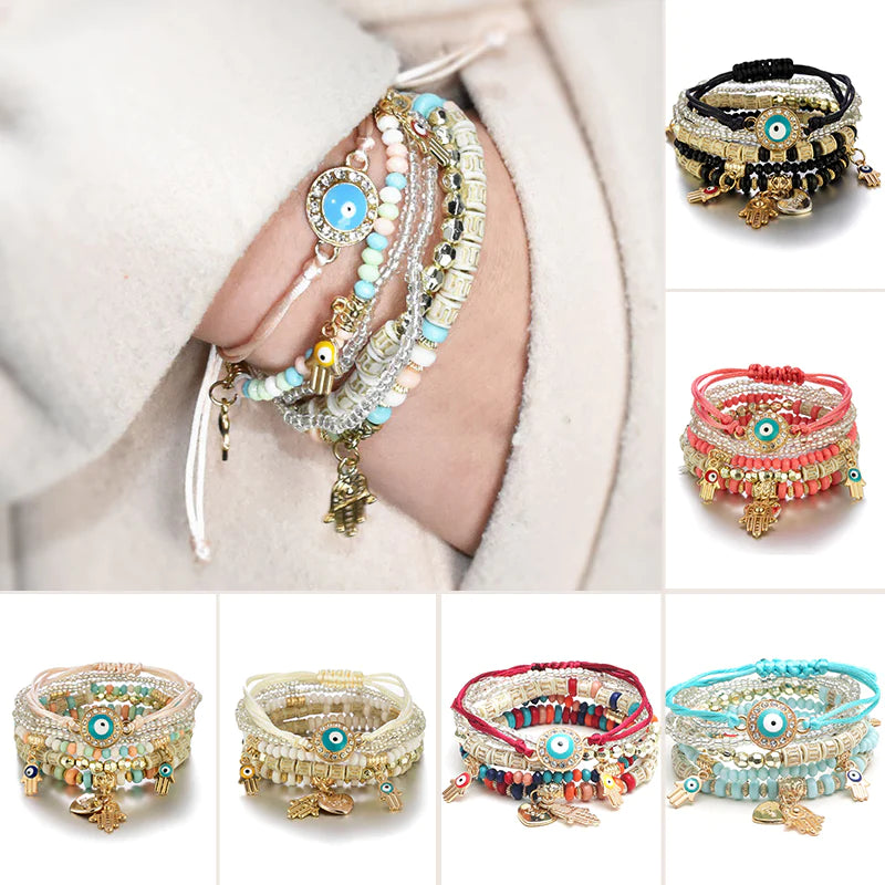 (🔥LAST DAY PROMOTION - SAVE 49% OFF) Multi-Layer Rice Bead Bracelets-Buy 4 Get Extra 25% OFF