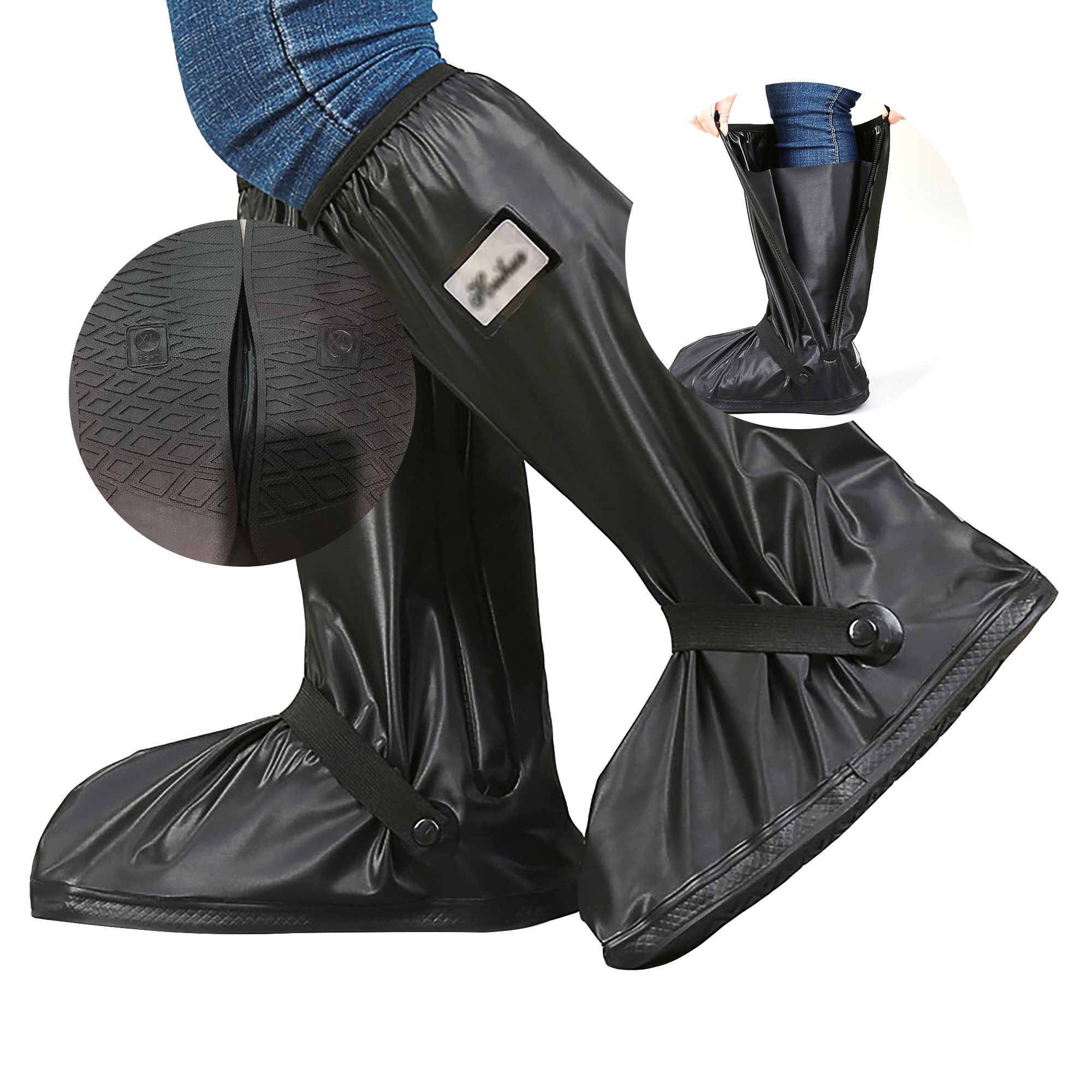 ⏰Last Day 50% Off -Suitable for wide feet & ❤️Full length waterproof boot cover