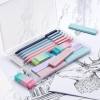 Four Candies Cute Mechanical Pencil Set, 6PCS Pastel Mechanical Pencils 0.5 & 0.7mm with 360PCS HB Pencil Leads, 3PCS Erasers and 9PCS Eraser Refills, Aesthetic Mechanical Pencils for Girls Writing