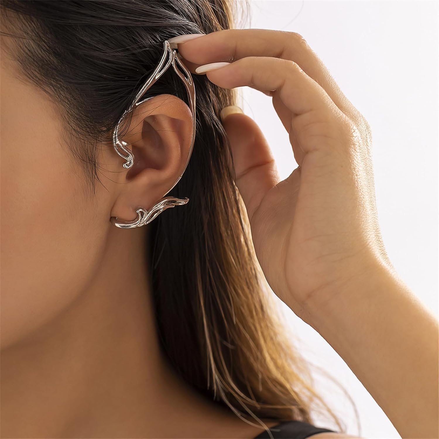 🔥Last Day Promotion 70% OFF🔥Gothic Elf Ear Cuffs 2Pcs