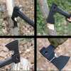 Multi-Purpose Axe for Outdoor Camping with Sheath and Survival Gear