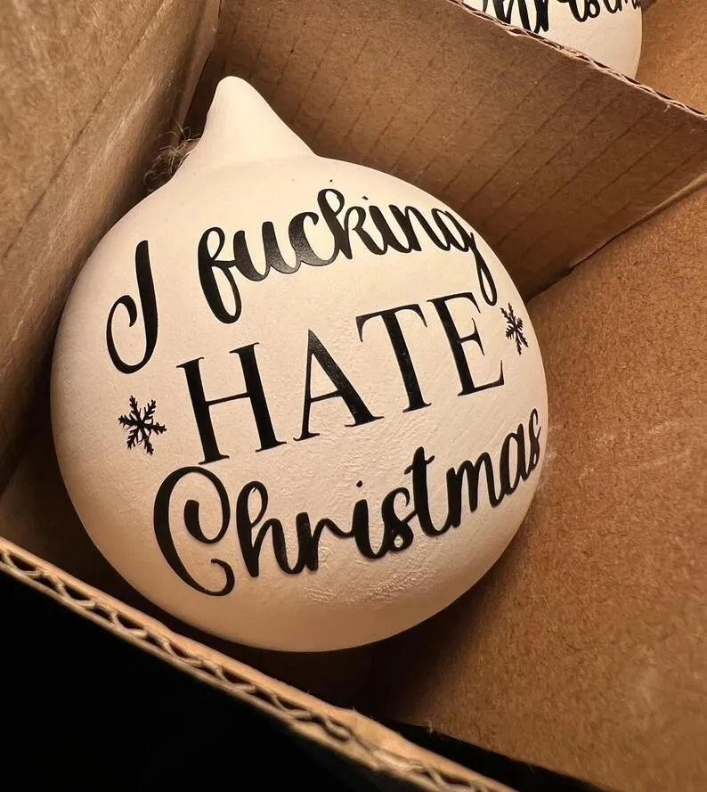 🎄 Early Christmas Sale 49% OFF🎁Christmas Funny Offensive Bauble-Rude Baubles