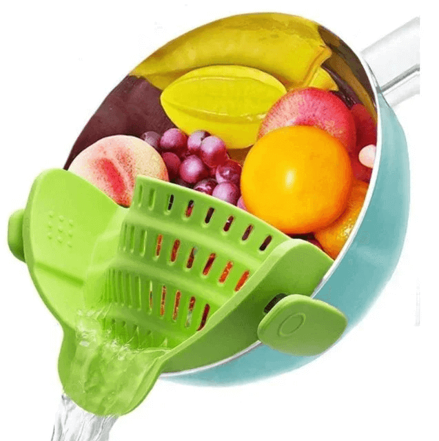 (🔥LAST DAY PROMOTION - SAVE 70% OFF)Kitchenware hot selling section Clip-on colander(Buy 3 Get Extra 25% OFF)