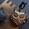 🦉Leather Owl Charm