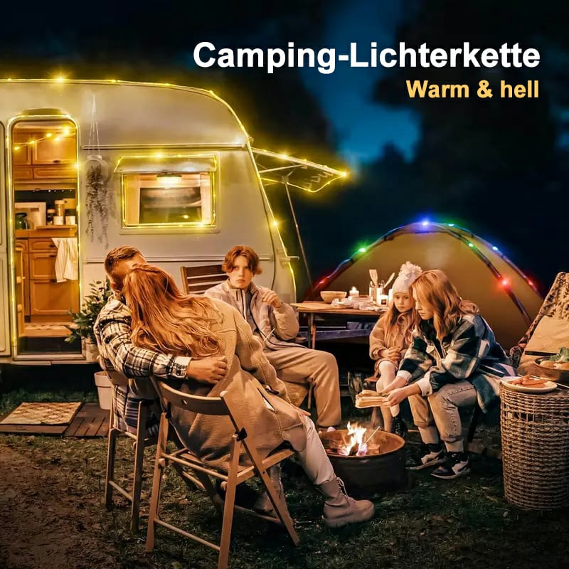 🔥Letzter Tag: 49% Rabatt🔥Außenbeleuchtung Camping Laterne Rolle Atmosphäre Licht