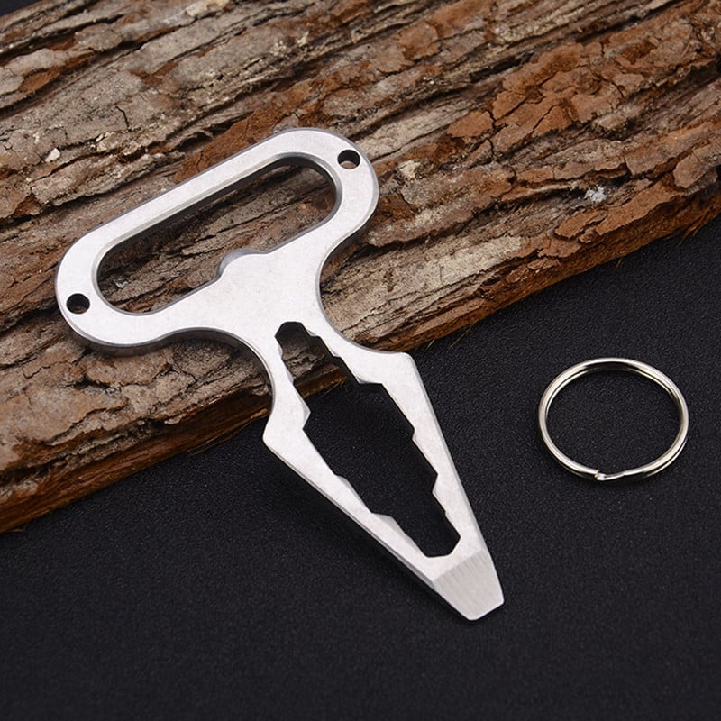 💥LAST DAY SALE 50% OFF💥Outdoor Multifunctional Keychain⚡BUY 5 GET 5 FREE