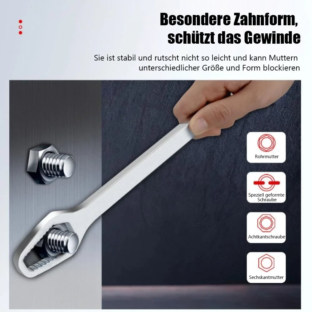 🔥LETZTER TAG 50 % RABATT-8-22-mm-Universalschlüssel Erhalten Sie einen KOSTENLOSEN 3-17-mm-Universalschlüssel!