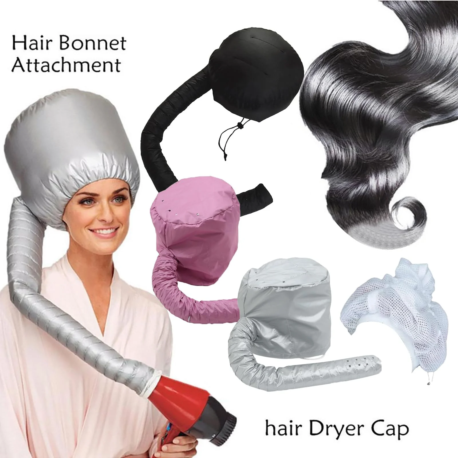 New Year's Special 70% OFF ）Net Plopping Bonnet For Curl Hair（Buy 2 G -  Madncv