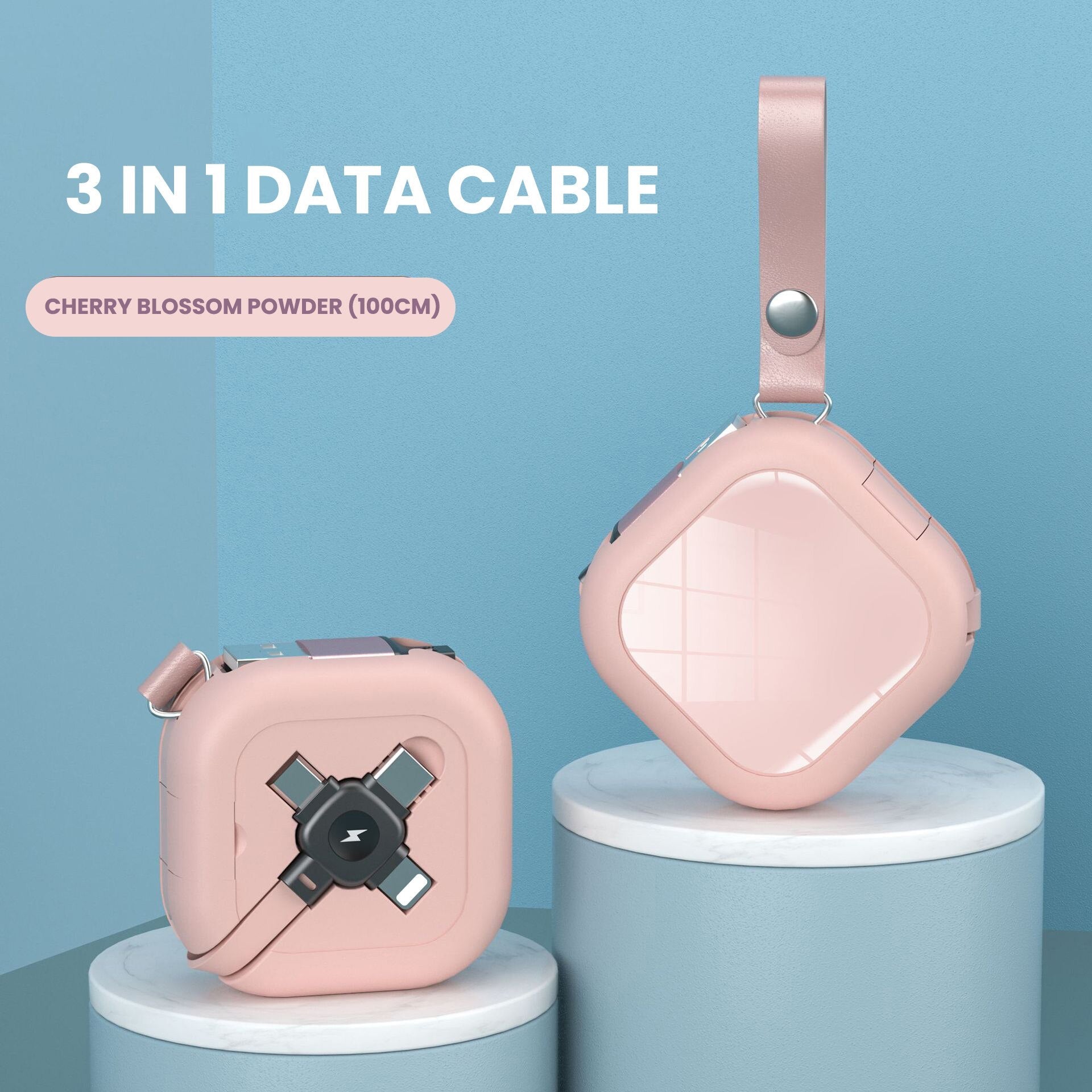 3-in-1 Retractable Charging Cable