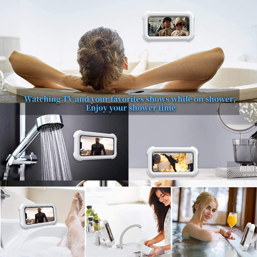 🎁Last Day Promotion- SAVE 70%🏠480° Rotation Waterproof Shower Phone Holder-Touch Screen-Buy 2 Free Shipping