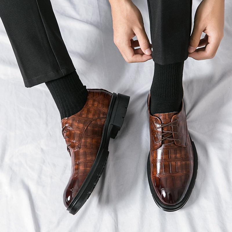 🔥Limited Time Sale 48% OFF🎉Handmade Crocodile Skin Shoes-Buy 2 Get Free Shipping