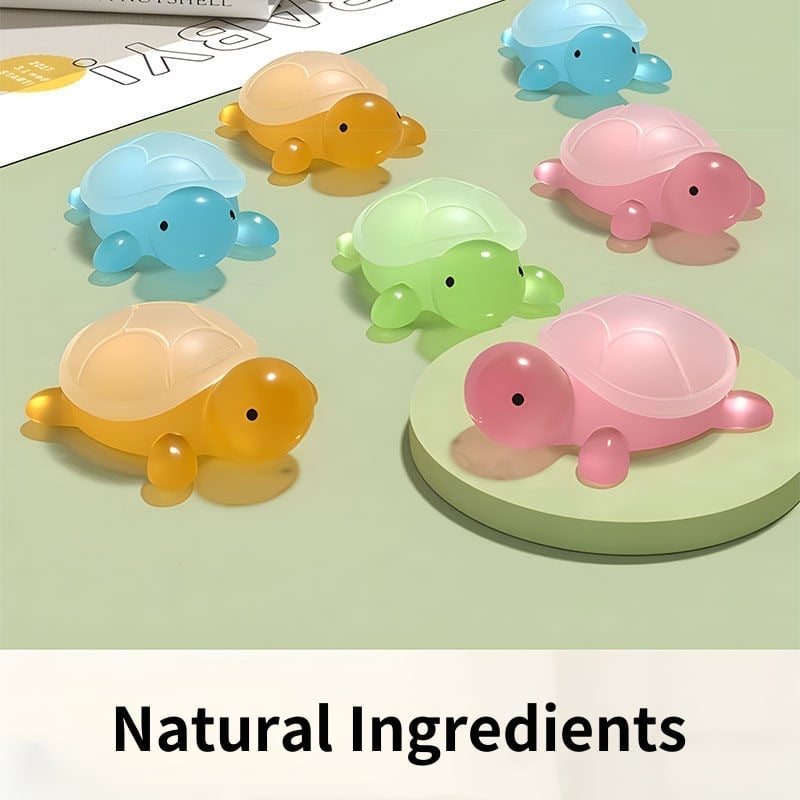 🐢Kleine Schildkröte handgemachte Seife mit ätherischem Öl (Zufällige Farbe)