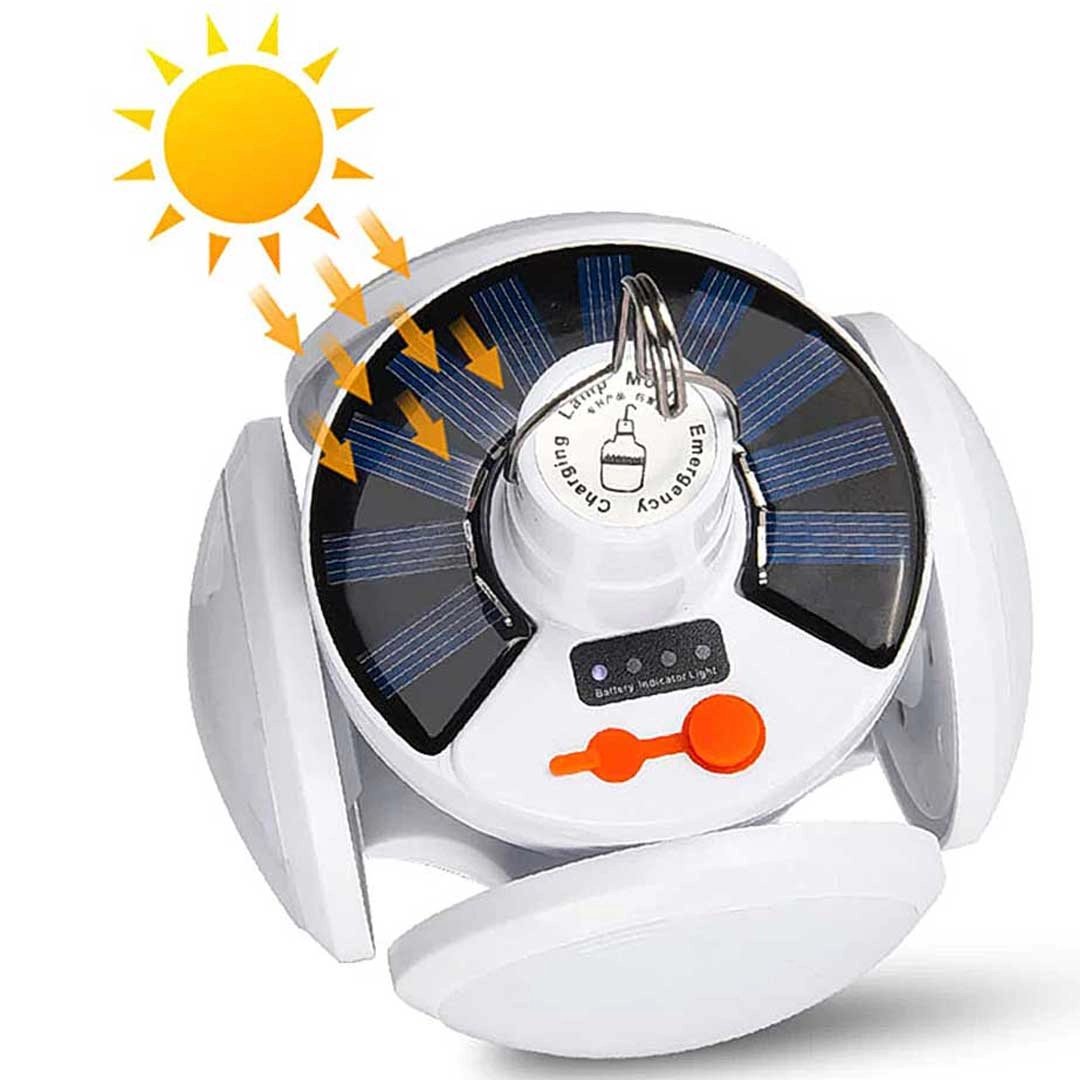 2025✨Letzter Tag 49 % Rabatt🔥2 in 1 Faltbare Solarlampe
