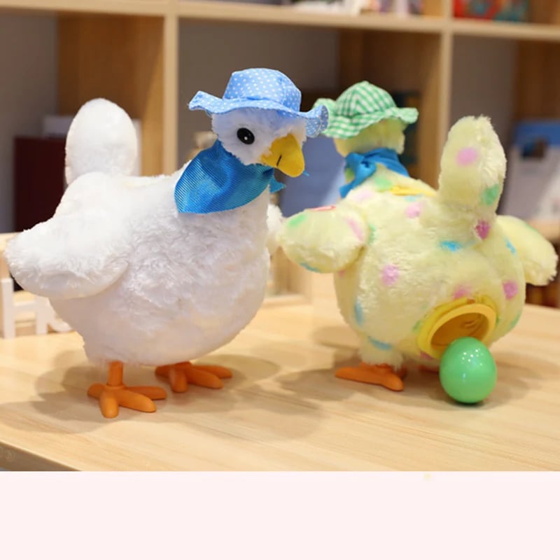 🔥Last Day Sale - 50% OFF🎁Plush Toys Laying Egg Musical Chicken🐓