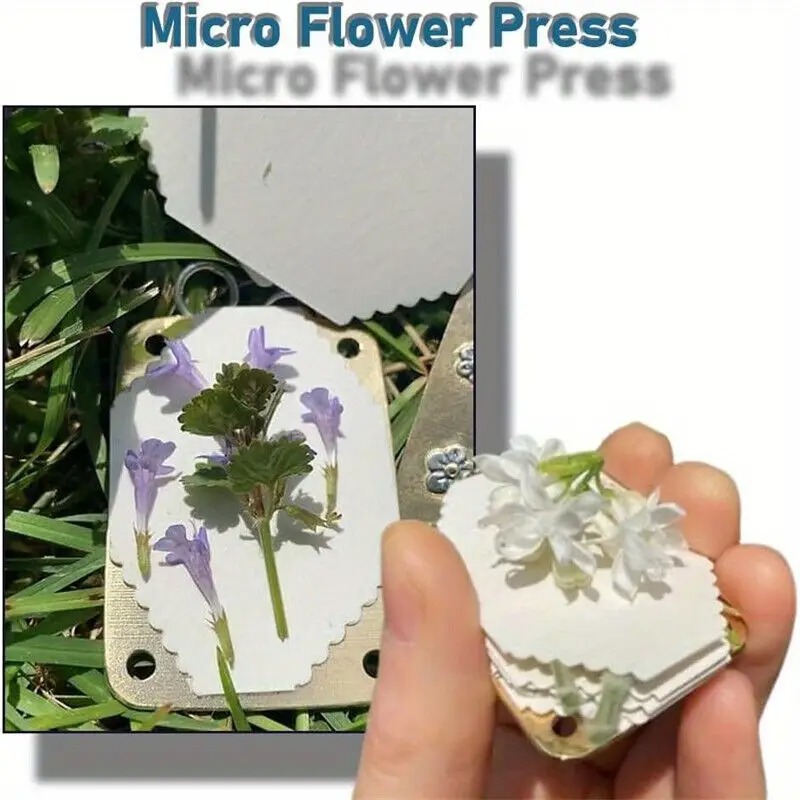 🔥Last Day 50% OFF-Micro Flower Press, Miniature Flower Press Kit