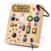 🍂TikTok Fall Sale — Last Day 70% OFF🎉Montessori Sensory Toys, Square-Shaped Wooden Busy Board