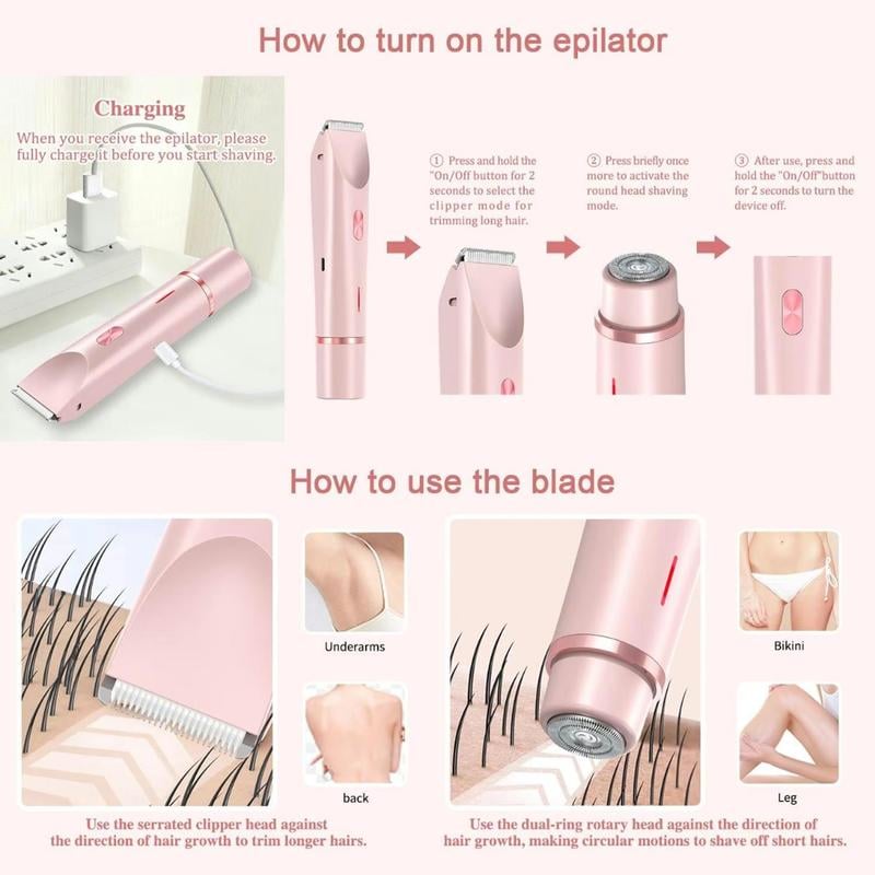 🎁Only $29.99 Last Day Promotion!🎁 -  2-in-1 Women’s Body Shaver