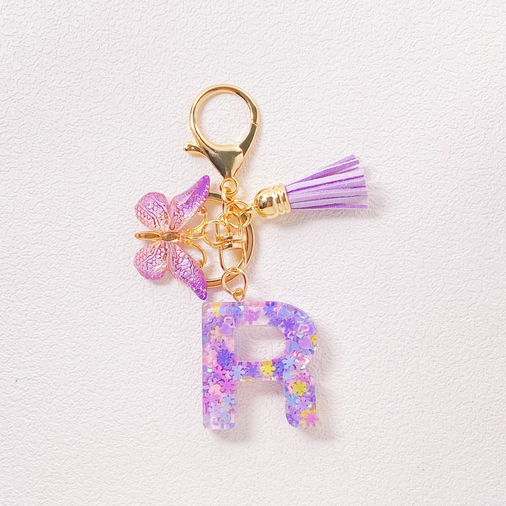 🎁TikTok Last Day Sale - 70% OFF🔥Initial Letter Keychains🦋