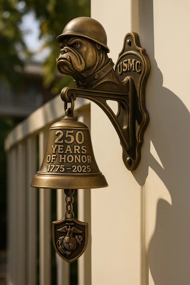 🔥USMC 250th Anniversary Commemorative Wall Bell